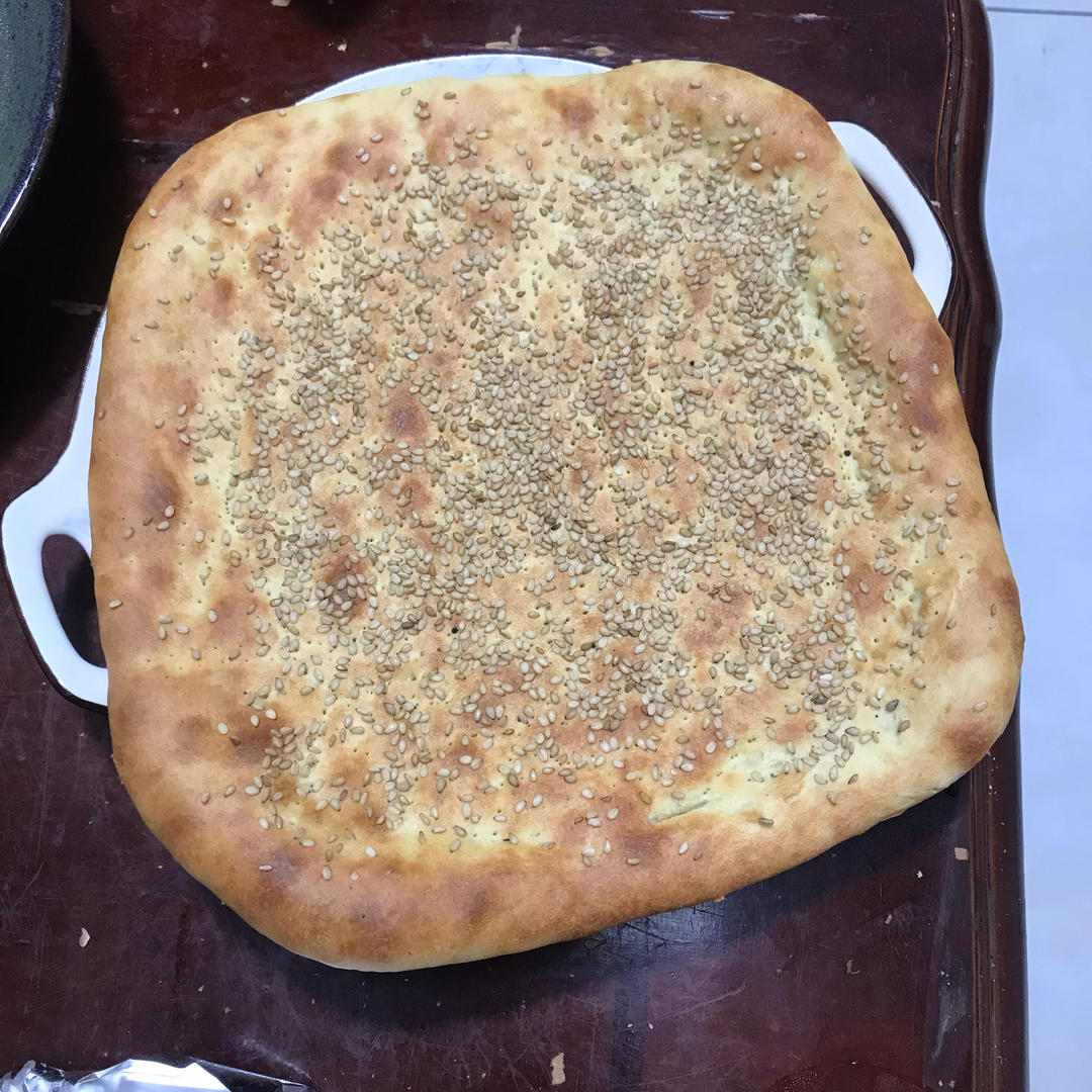 烤箱版芝麻烤馕（私人笔记）