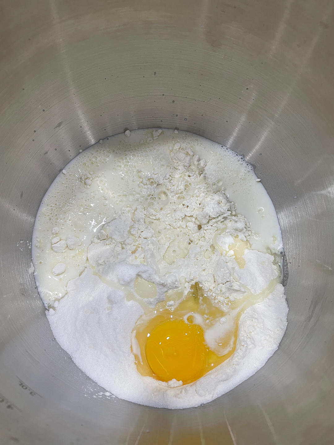 纯奶手撕吐司的做法 步骤1
