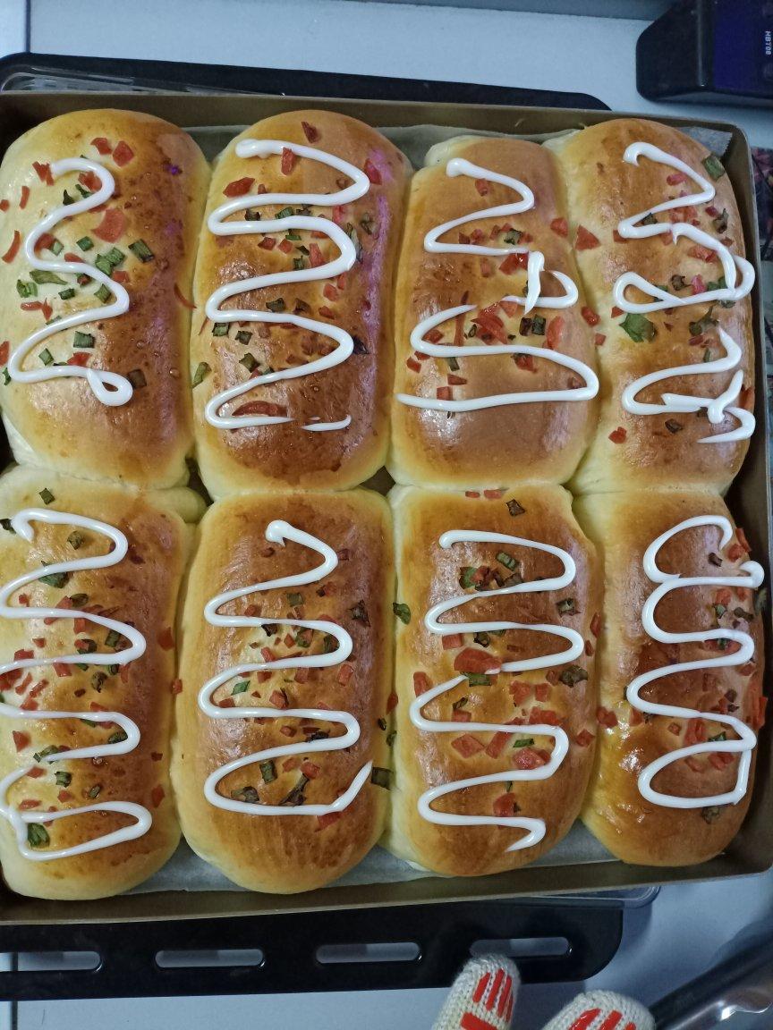 香葱火腿肉松面包