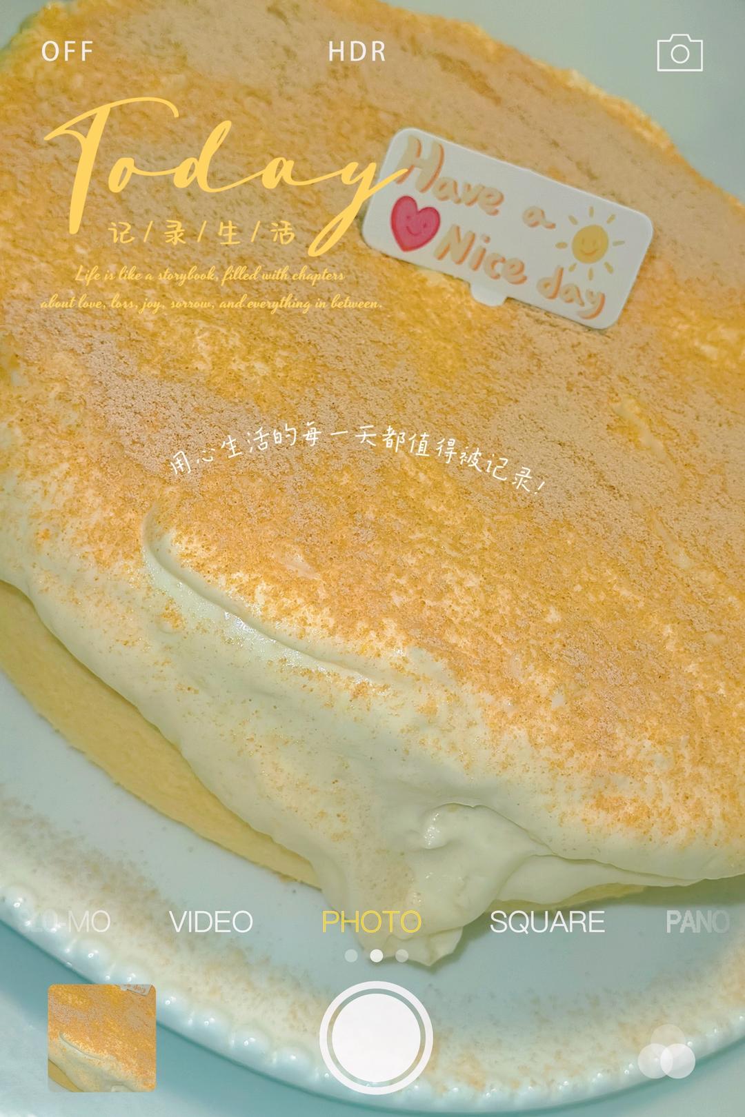 超好吃的豆乳爆浆蛋糕