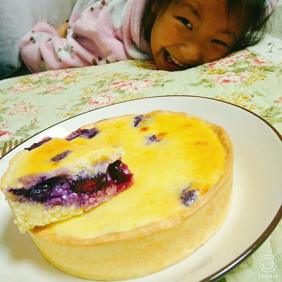 蓝莓乳酪派