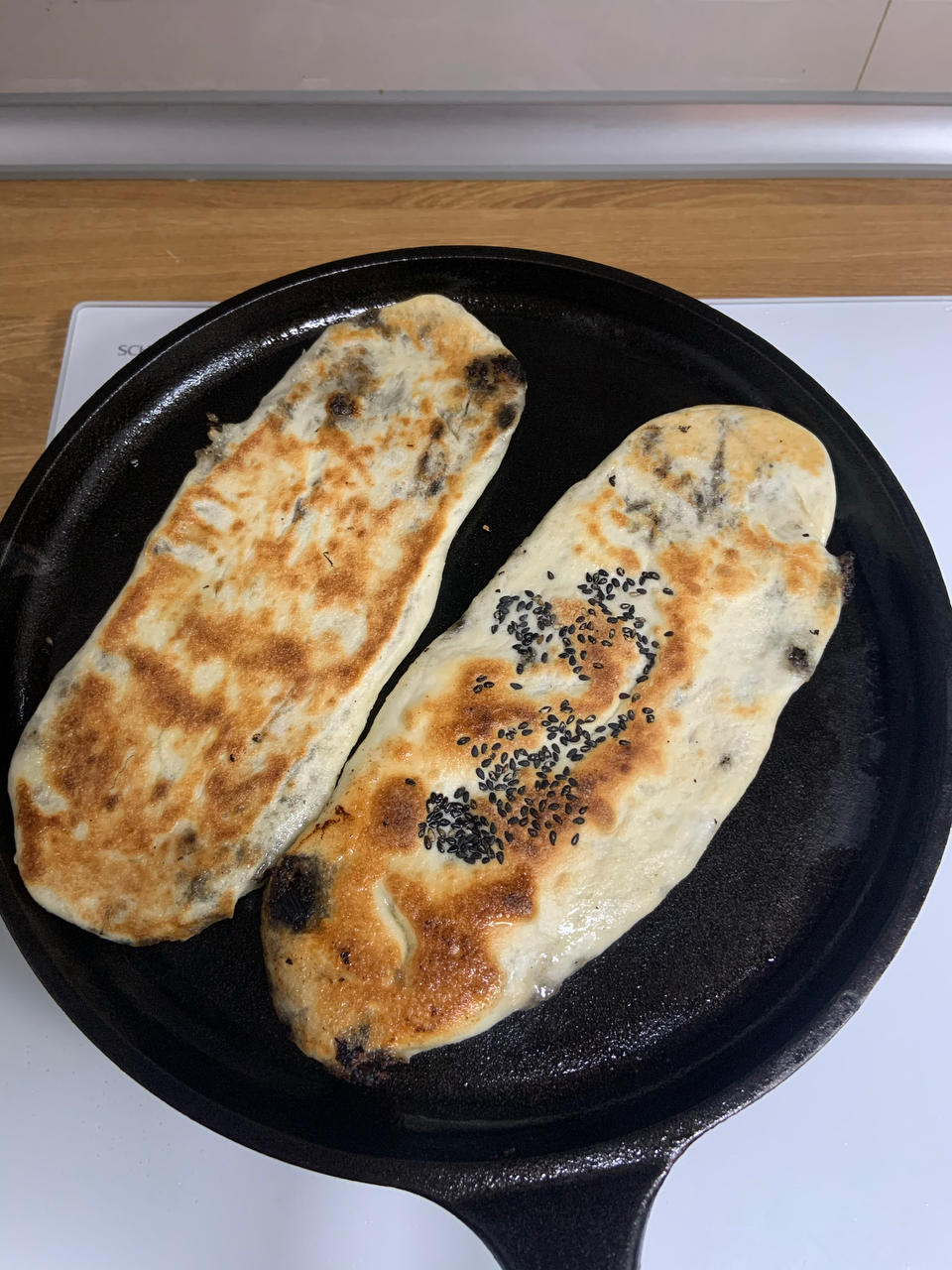 麻香酥脆的梅干菜饼