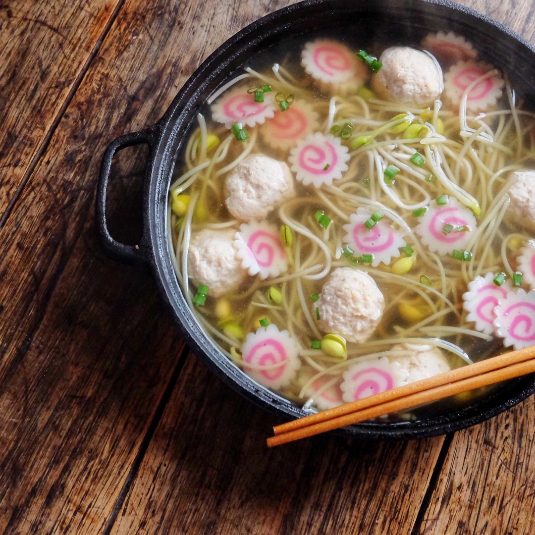 减脂第1️⃣餐 鸡肉鲜贝丸子（三种吃法）【太阳谷食谱】