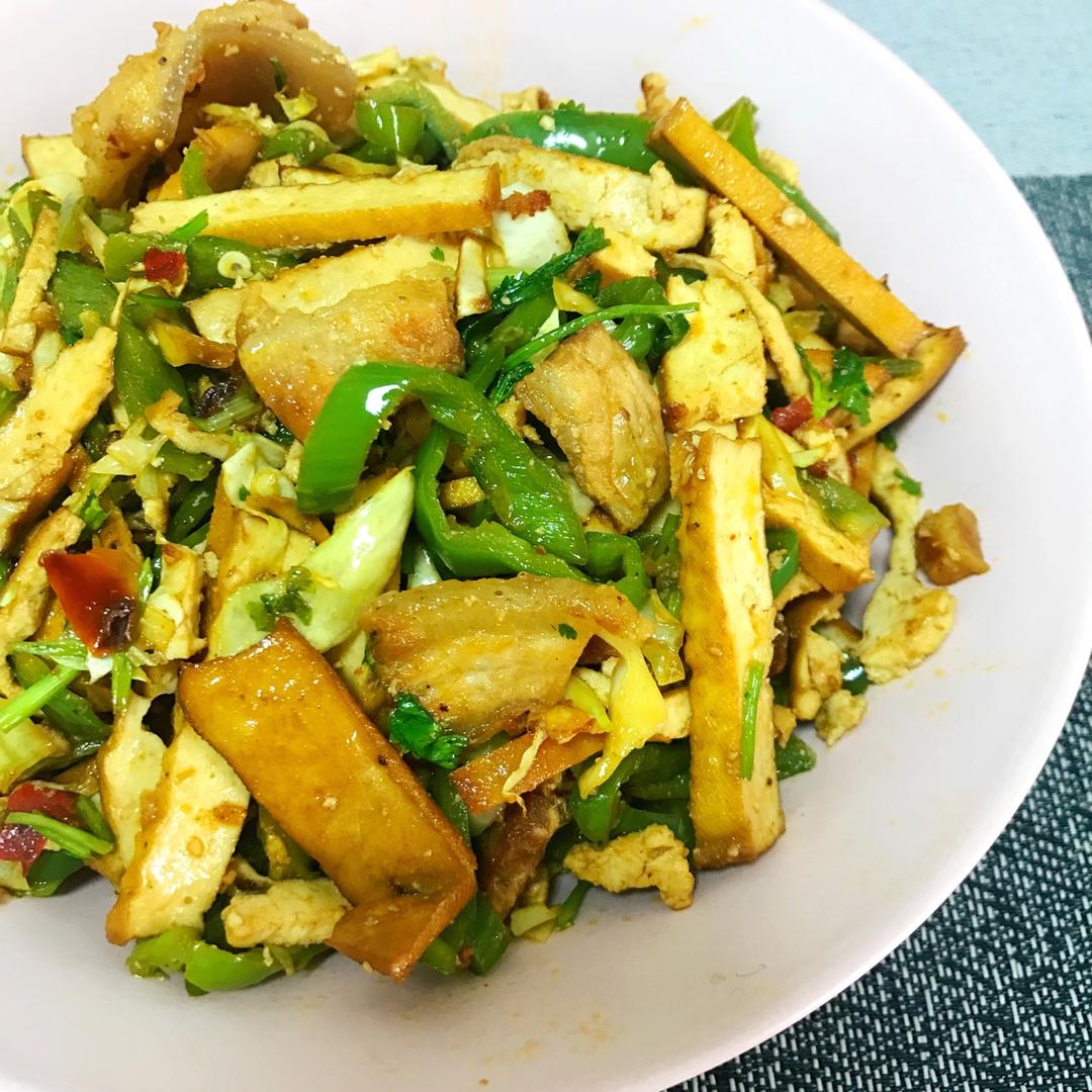 青椒豆腐干