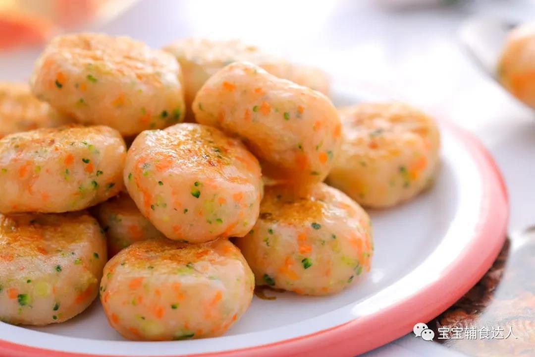 迷你虾饼 宝宝辅食食谱的做法