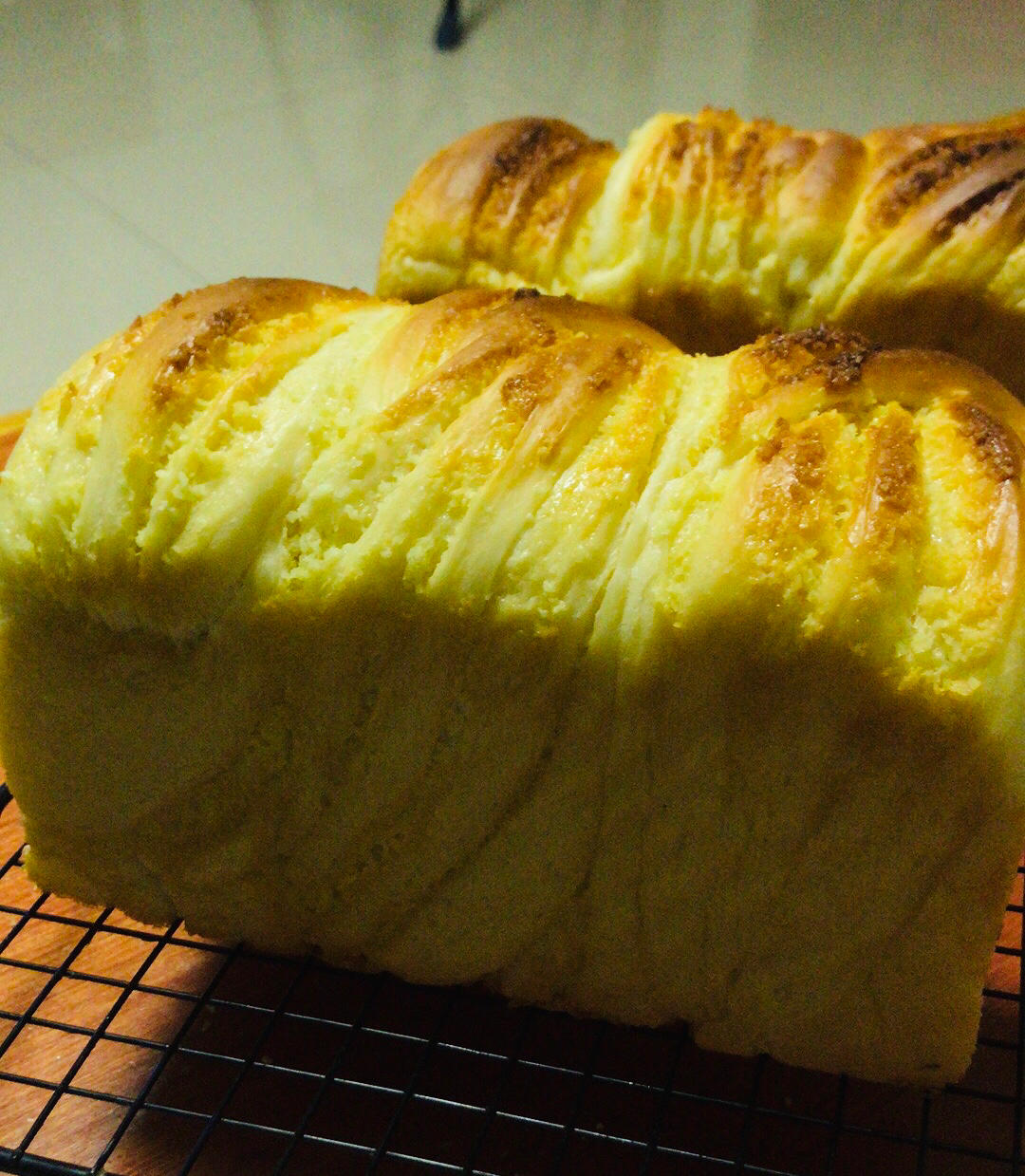 椰蓉满满吐司！幸福的味道。