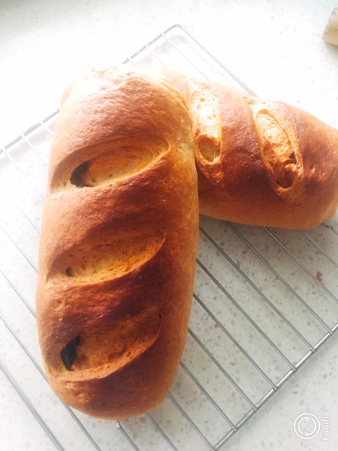 啤酒花干果仁全麦大列巴