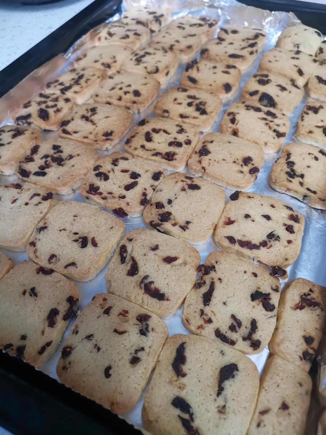 低糖少油版蔓越莓饼干