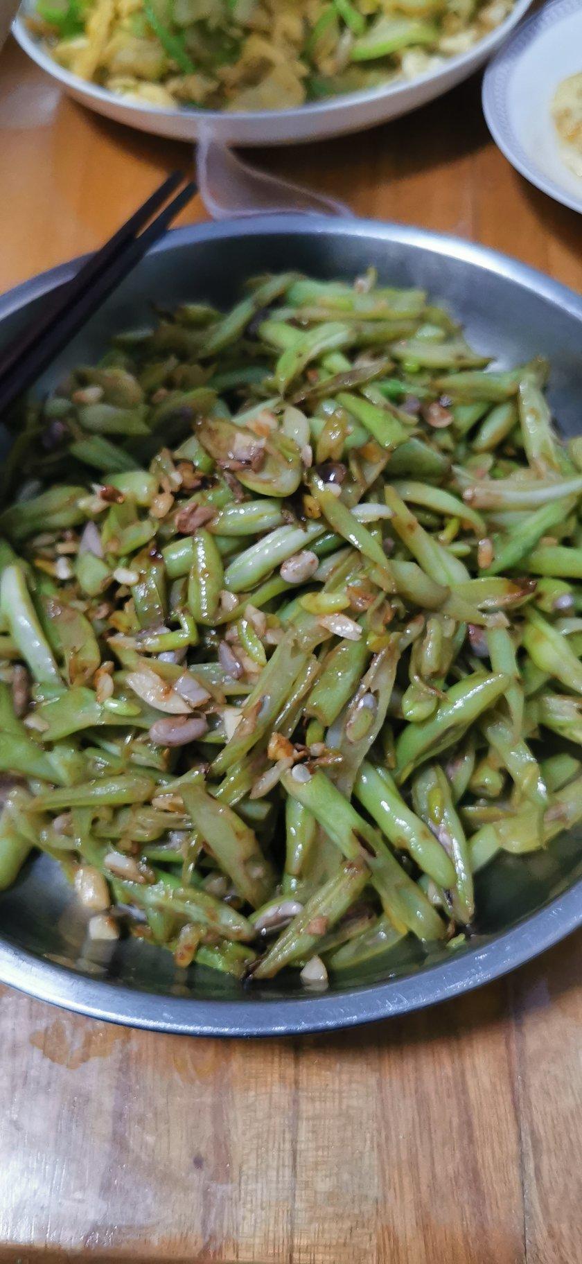 清炒四季豆