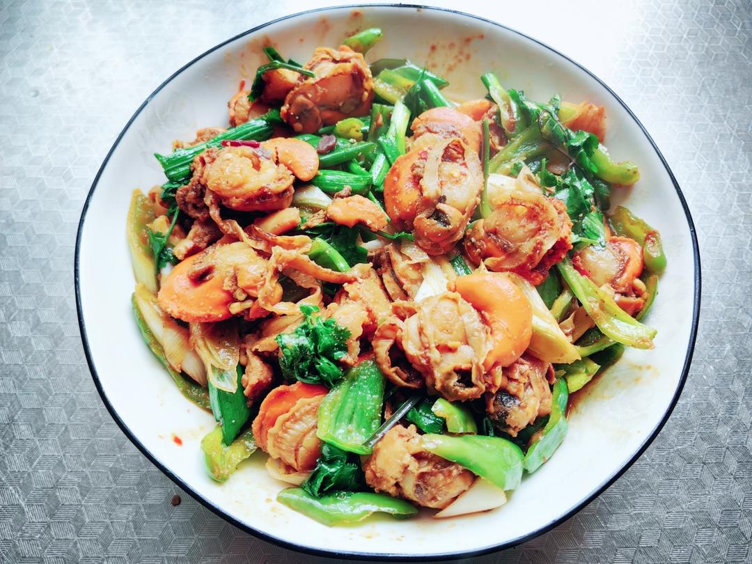 爆炒扇贝肉的做法