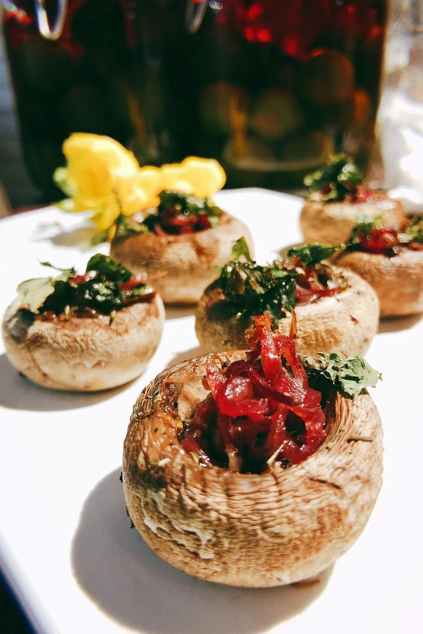 巴玛火腿烤口蘑