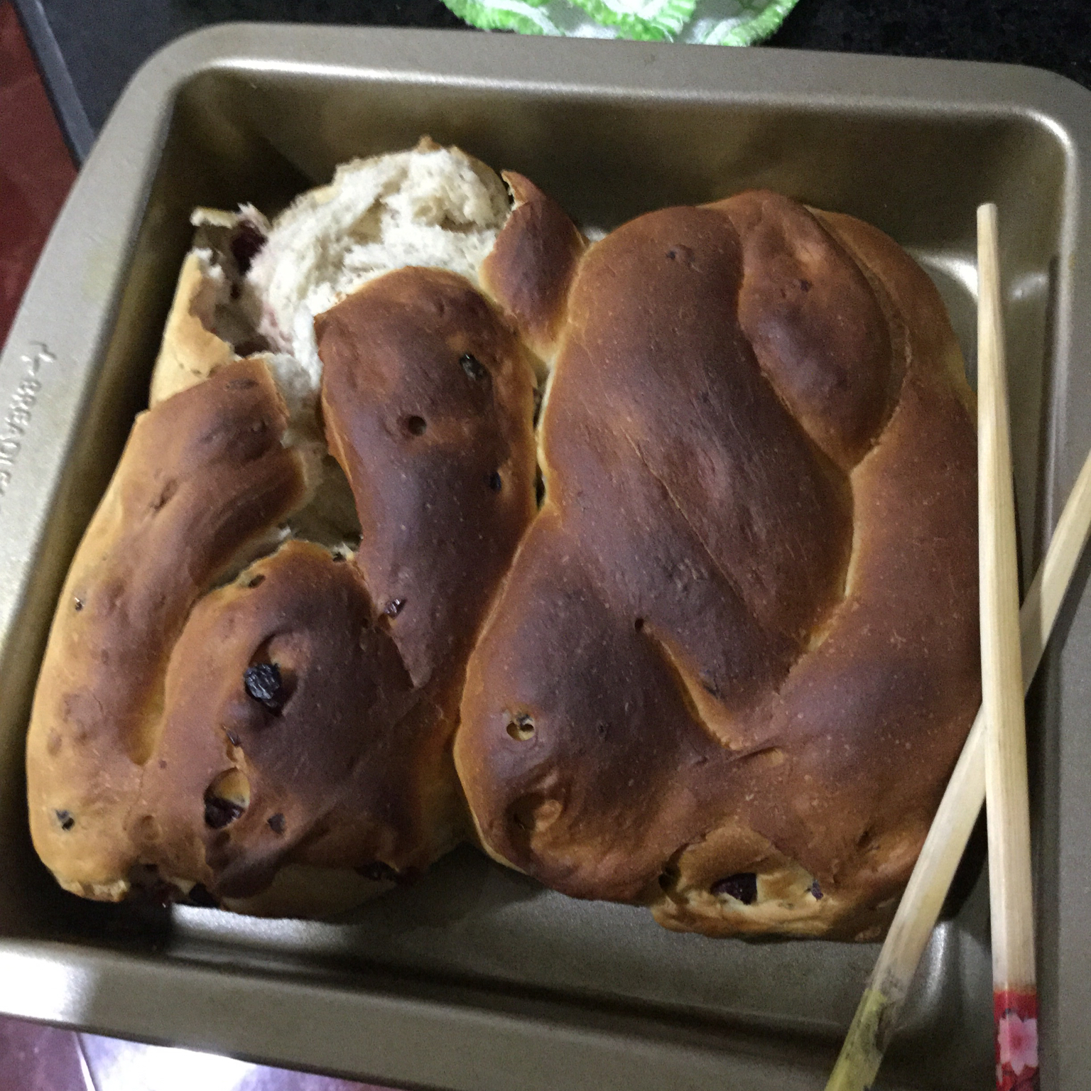 一次发酵无油奶油奶酪蛋黄吐司～老面版