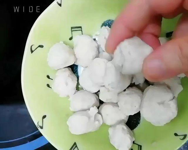 Q弹的纯马鲛鱼鱼丸，鲜死你（简单快手）