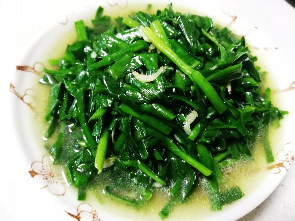 彩虹天那边做的炒韭菜