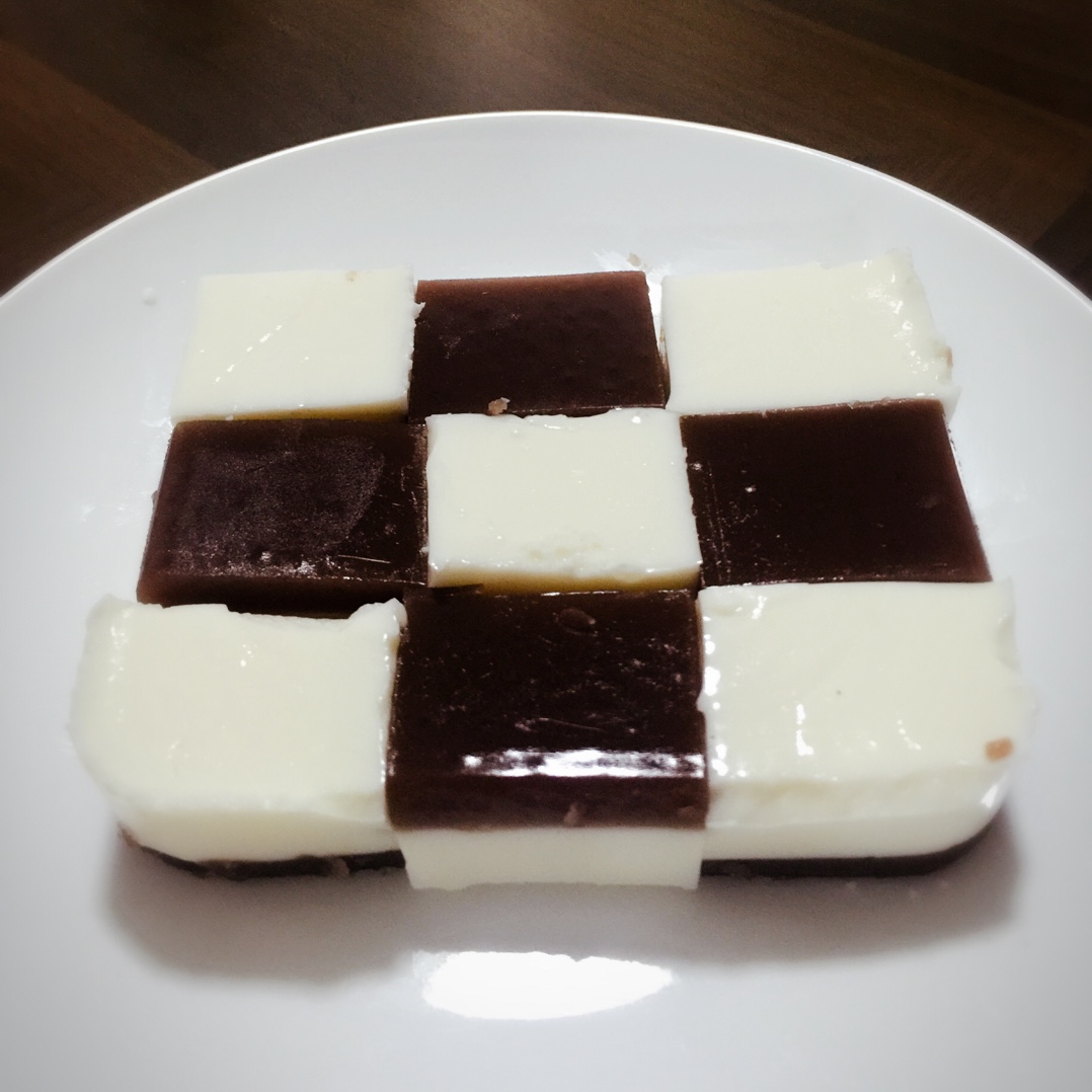 牛奶椰汁红豆糕