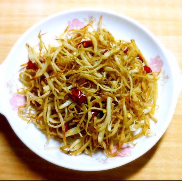 干煸手撕杏鲍菇