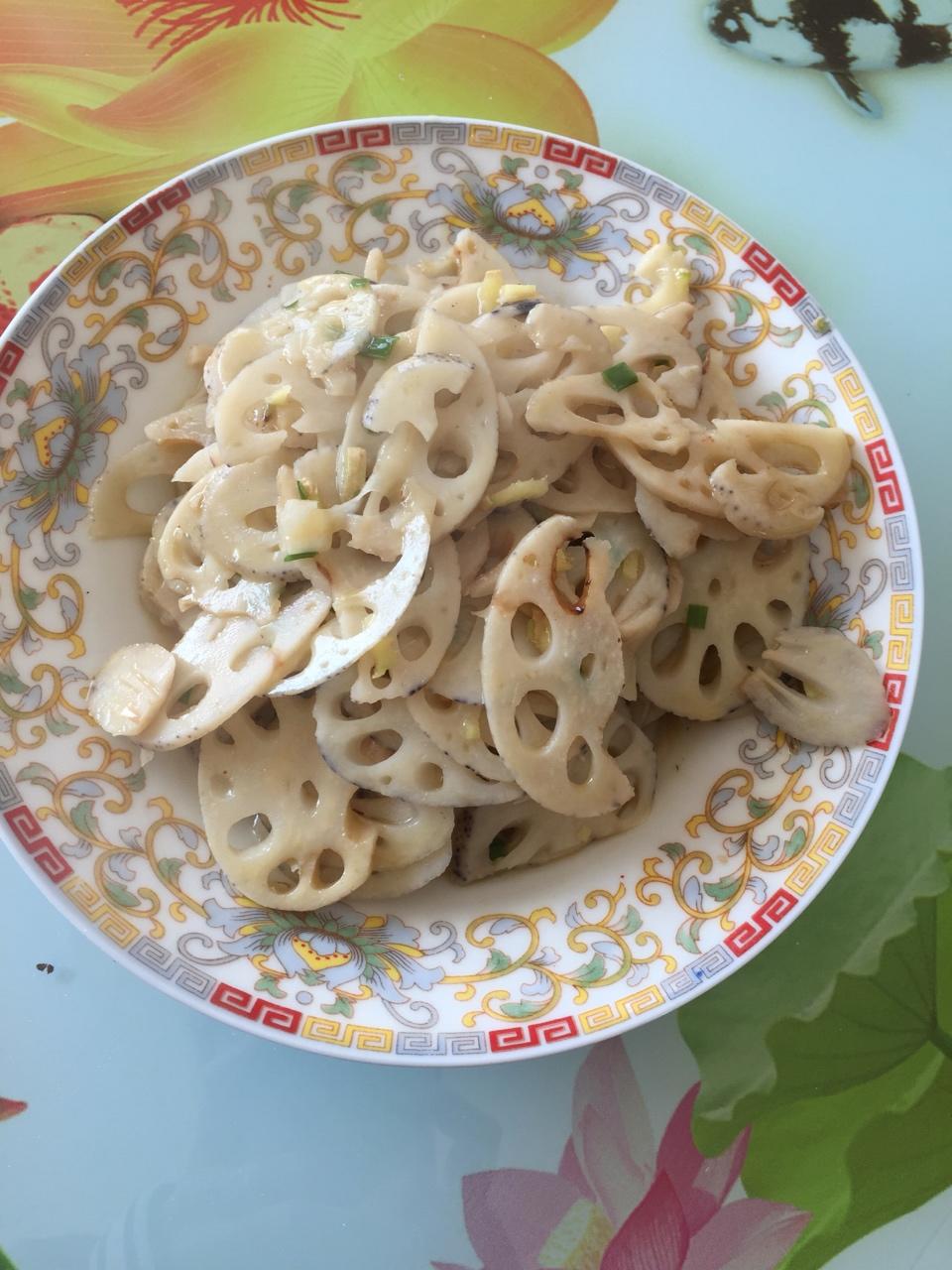 清炒藕片