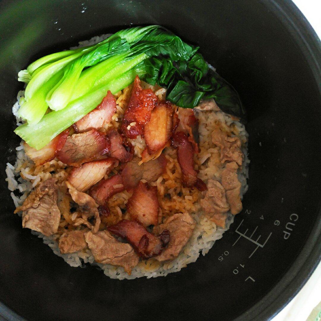 电饭煲 电饭锅煲仔饭 苏蓝6002做的电饭锅煲仔饭