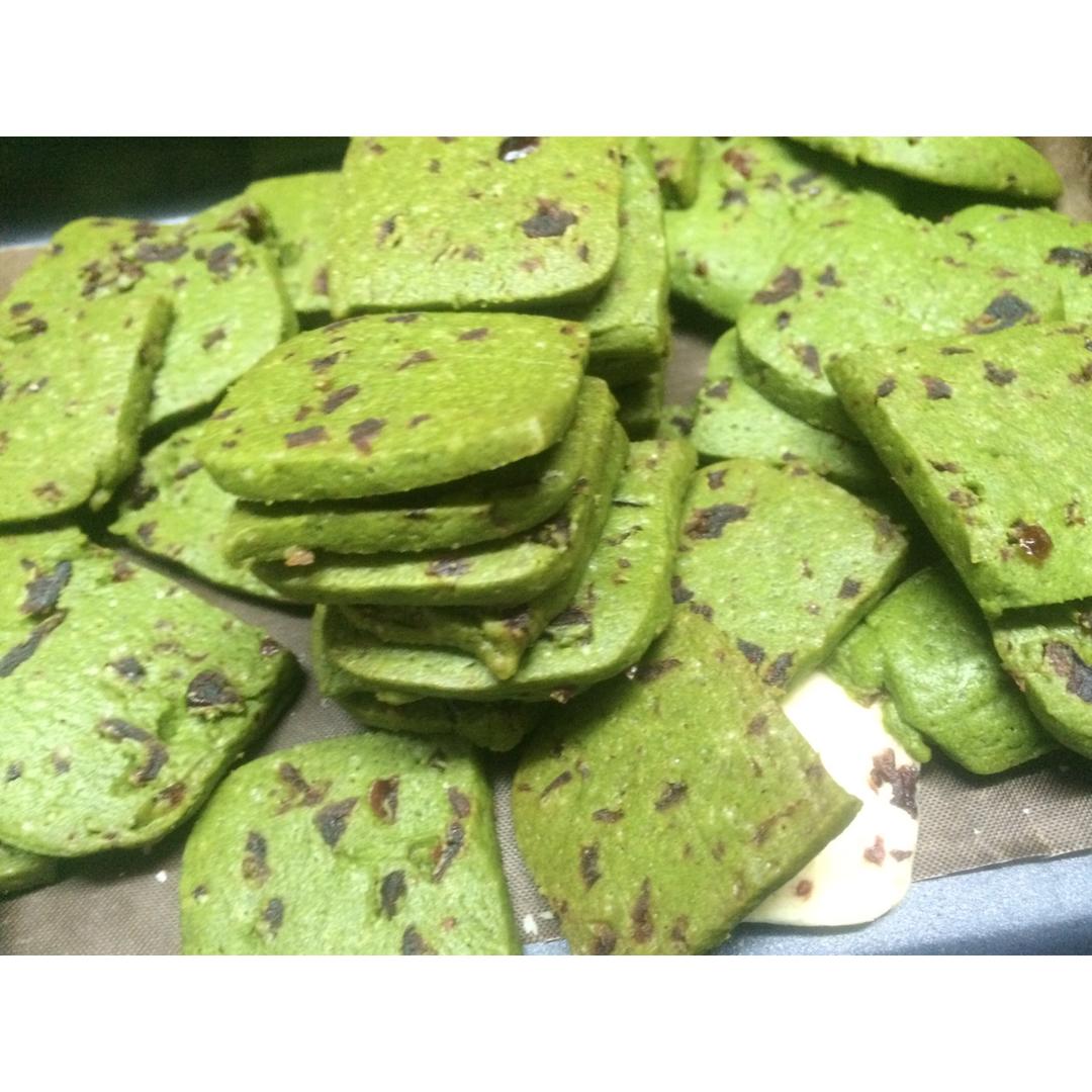 抹茶蔓越莓饼干