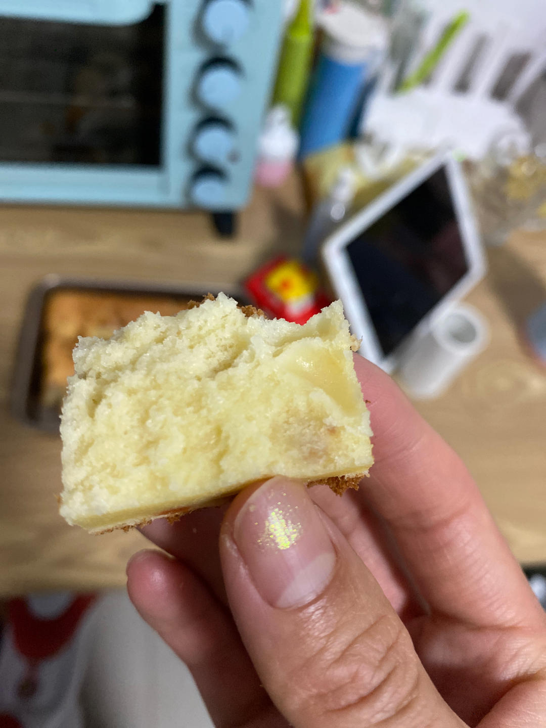 香葱肉松戚风蛋糕6寸