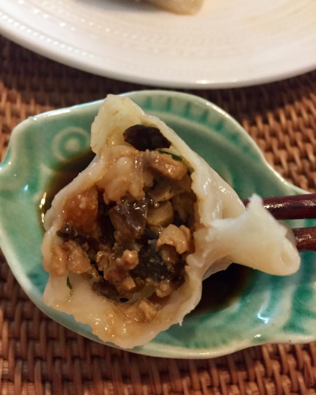 双菇饺子