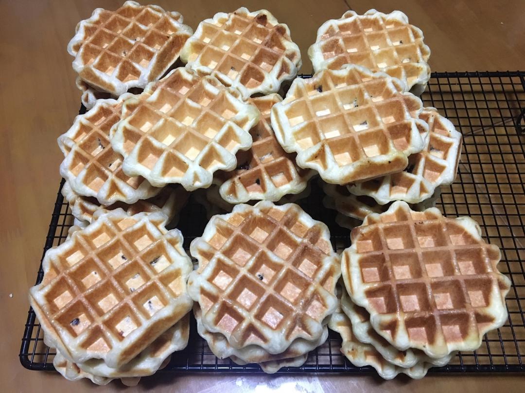 紫米华夫饼