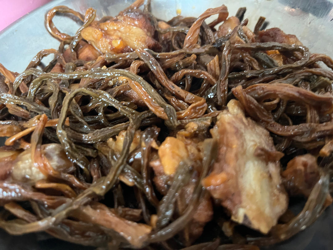 【干豆角炖排骨】