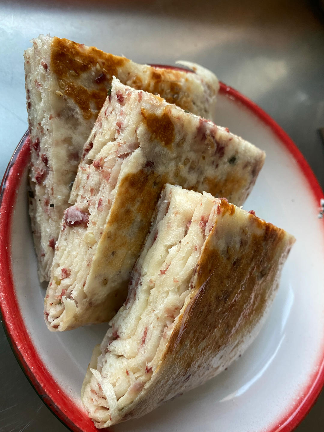 【千层发面饼的做法】