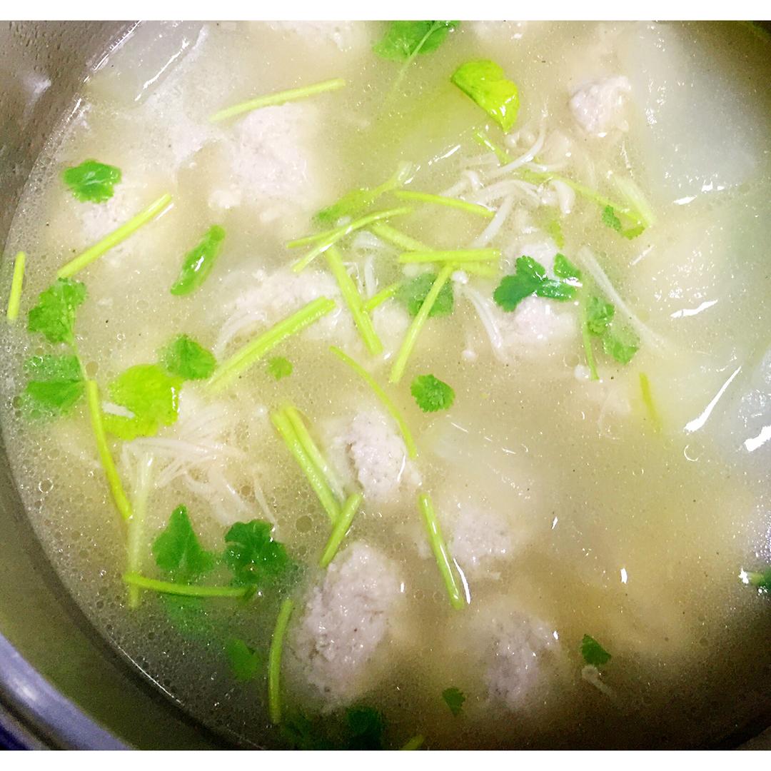 冬瓜汆丸子汤
