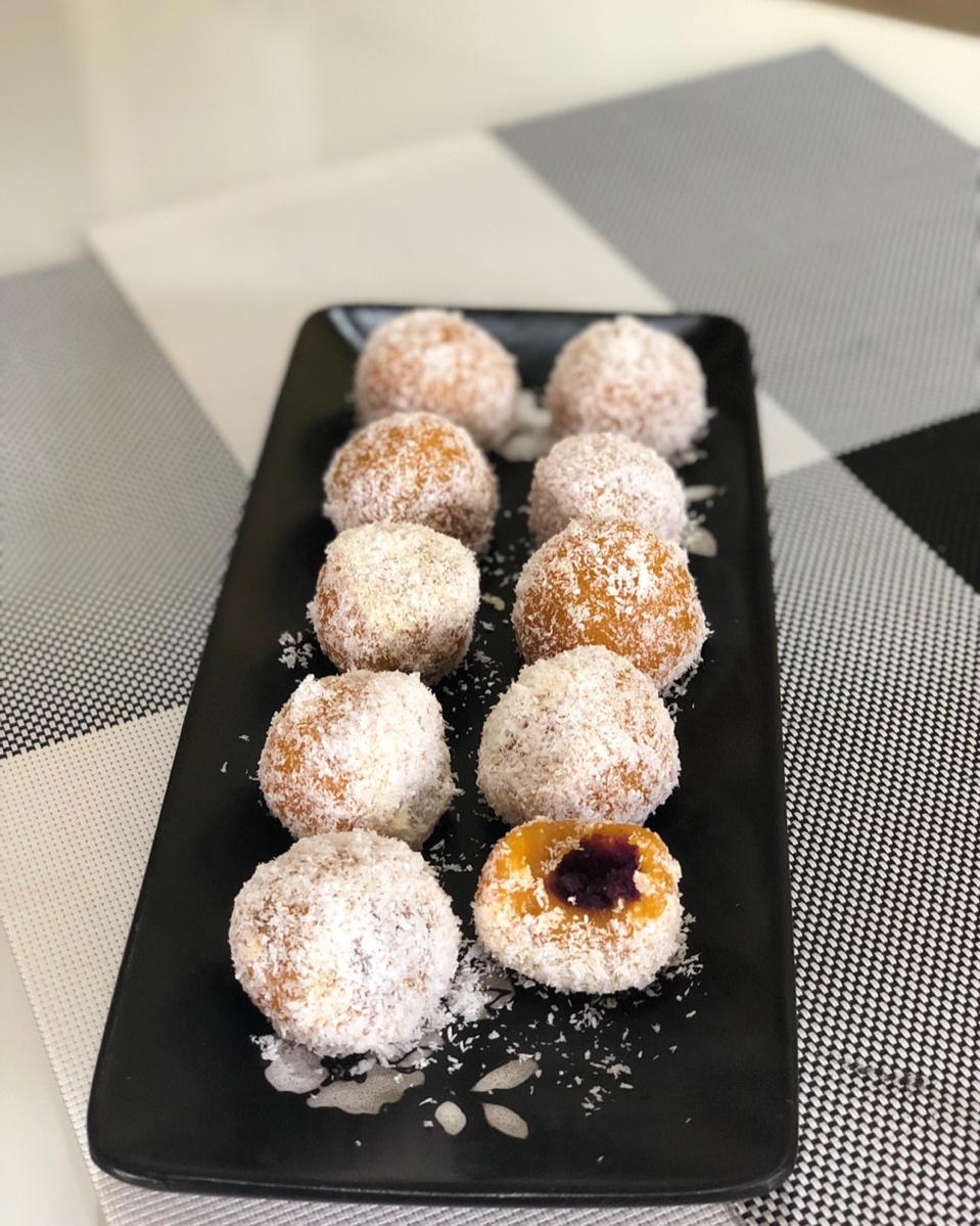 椰香南瓜紫薯糯米糍