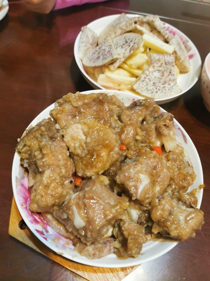香芋蒸排骨