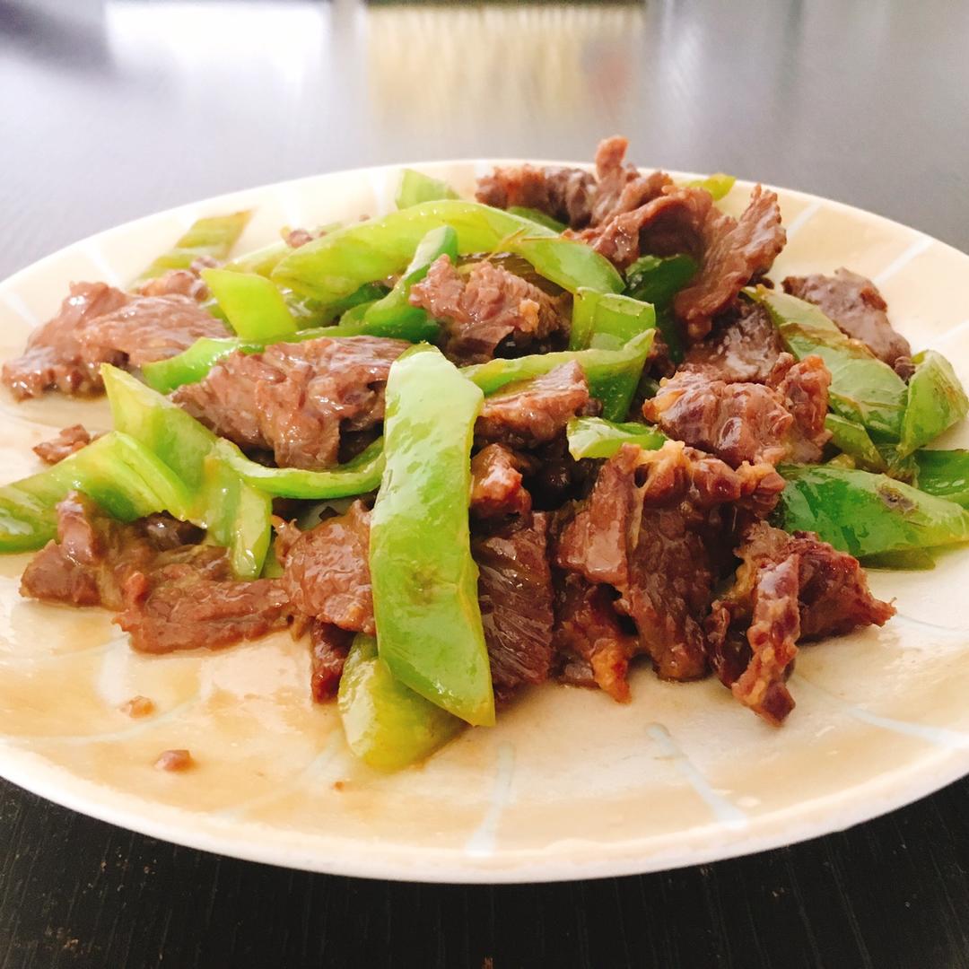 青椒炒牛肉