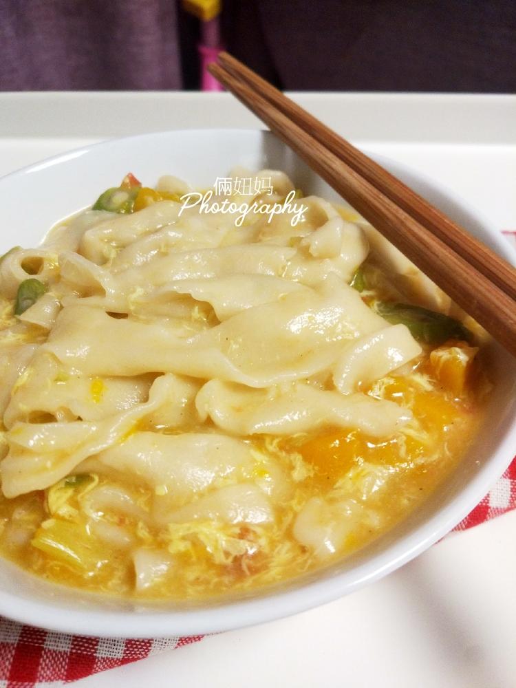 南瓜水扯面的做法