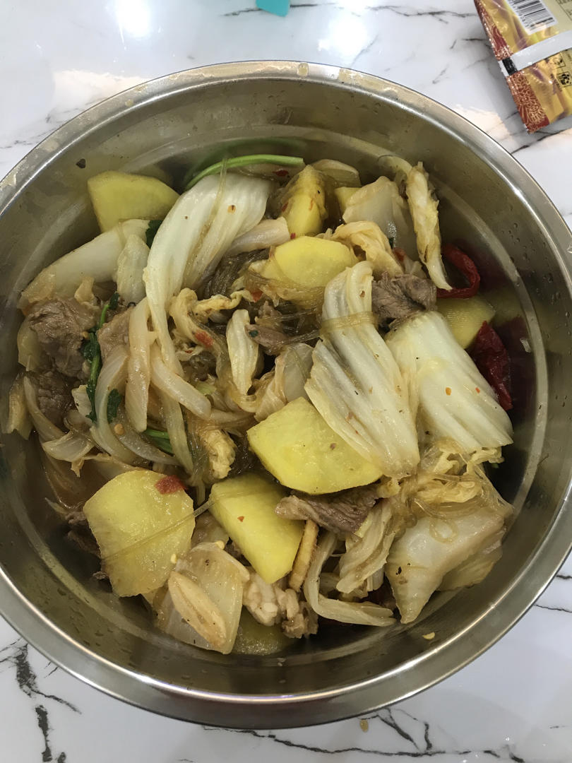 地道东北猪肉白菜炖粉条