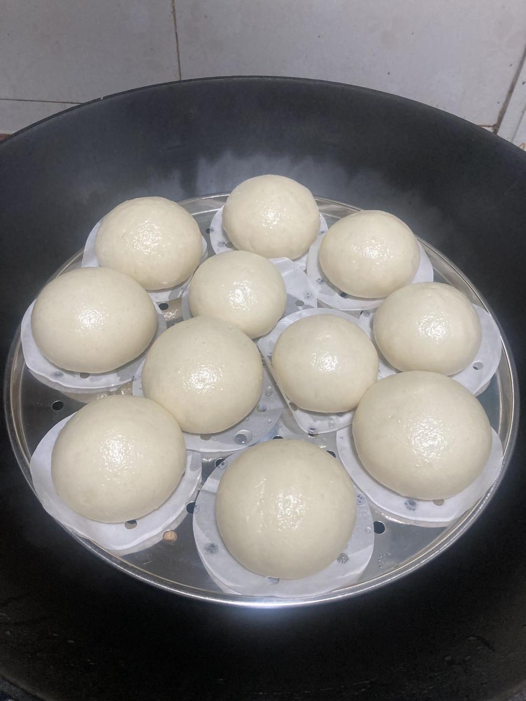 无糖无油，用最简单的材料做出最宣软、蓬松的大白馒头