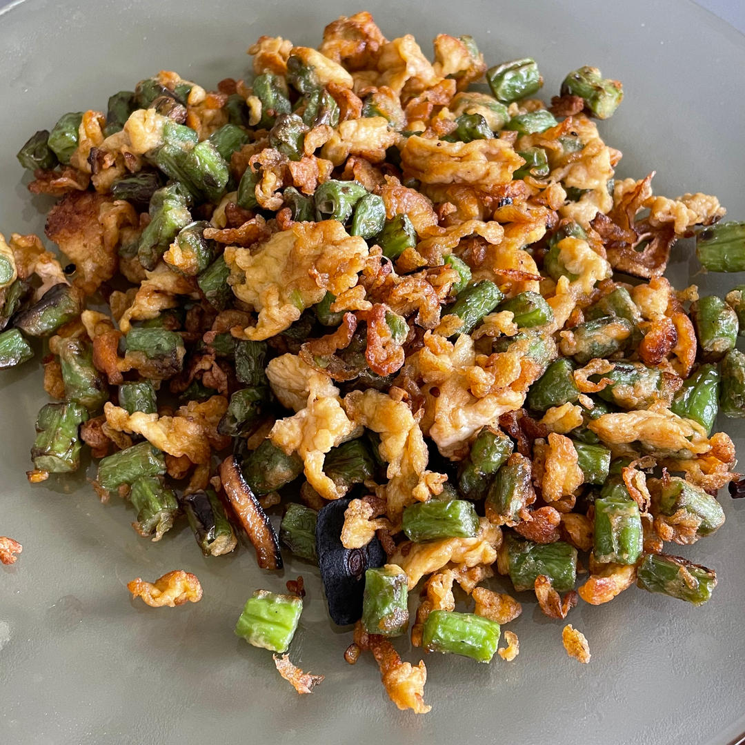 豆角炒蛋超级下饭菜，不好吃算我输