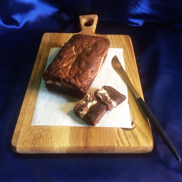 大理石乳酪布朗尼