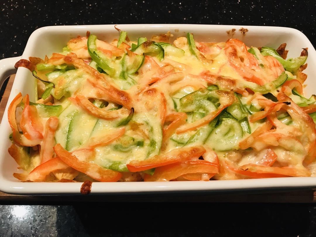 番茄鸡肉浓情焗饭【两人份】