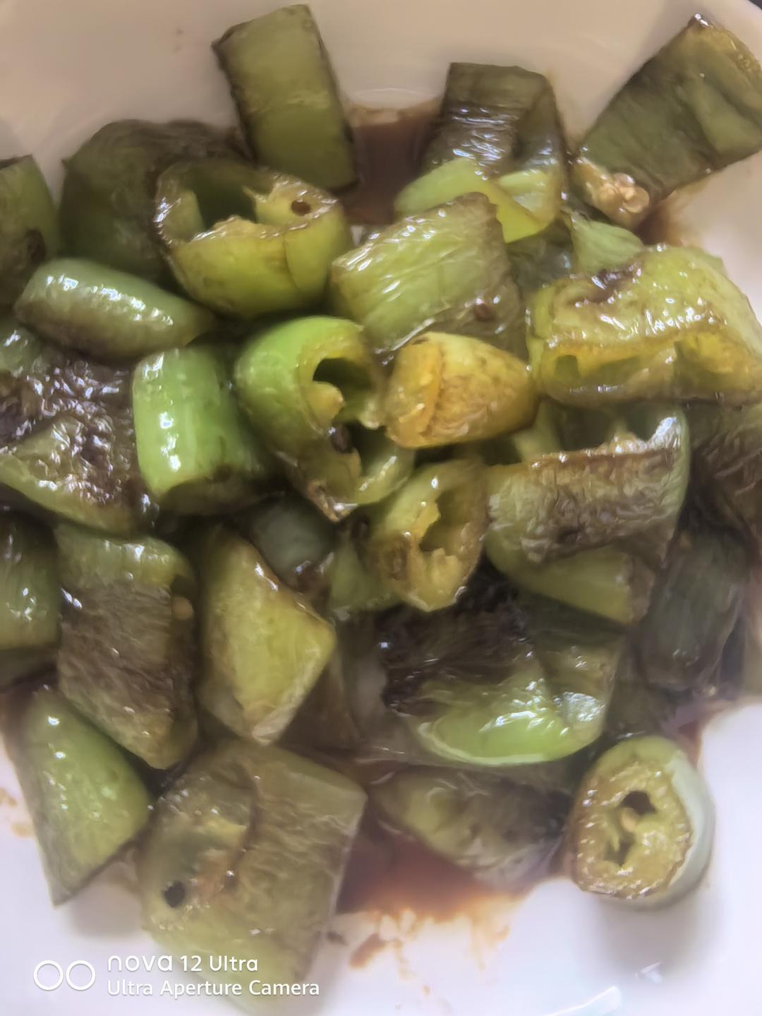 早餐下饭小菜-简易版油焖尖椒