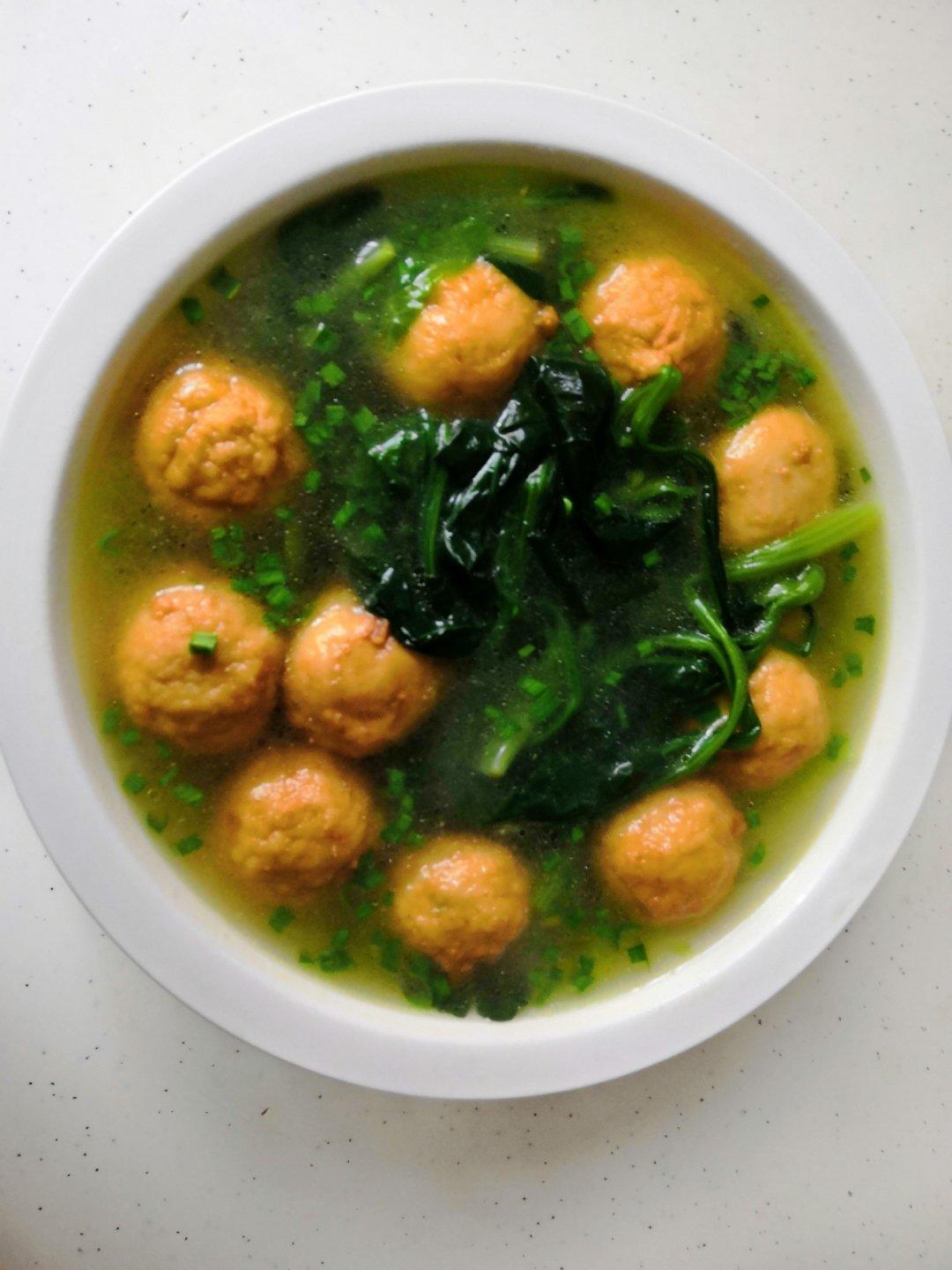 青菜肉丸汤