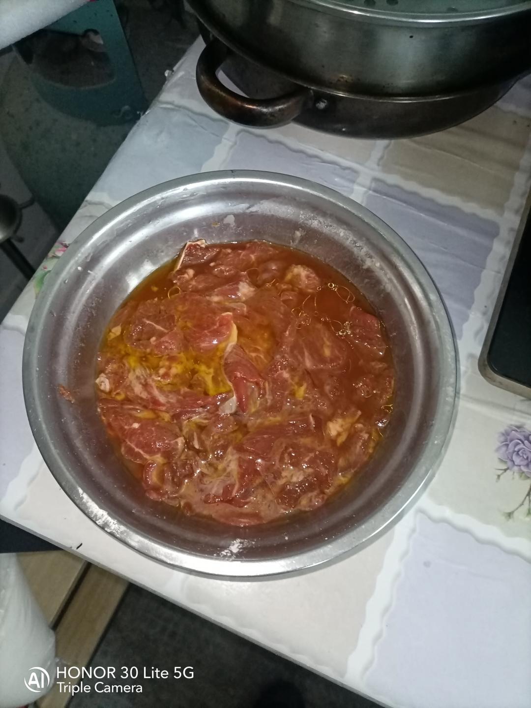 茭白炒牛肉