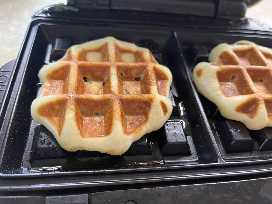 紫米华夫饼