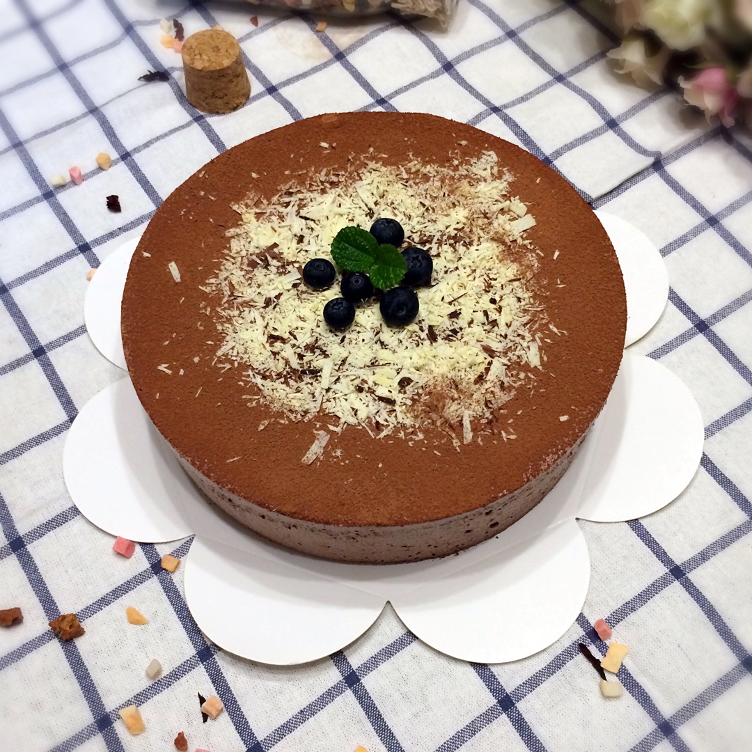 咖啡豆12做的巧克力巴菲蛋糕