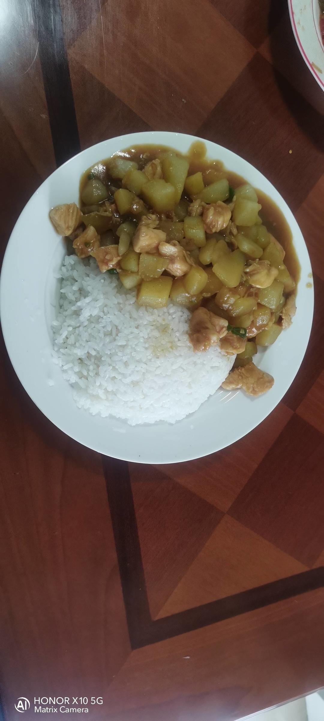 土豆咖喱鸡肉