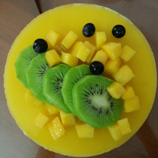 芒果冻芝士蛋糕