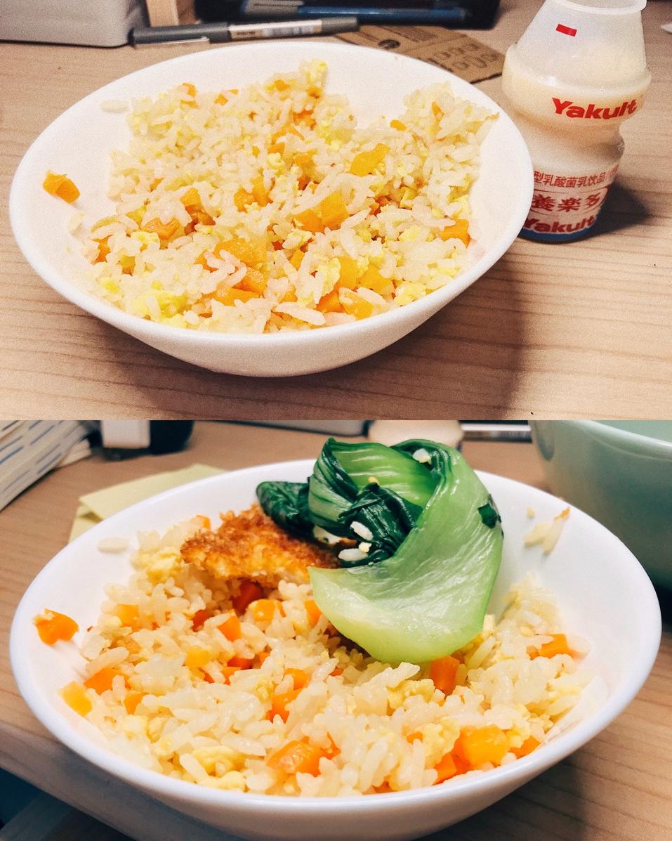 胡萝卜蛋炒饭