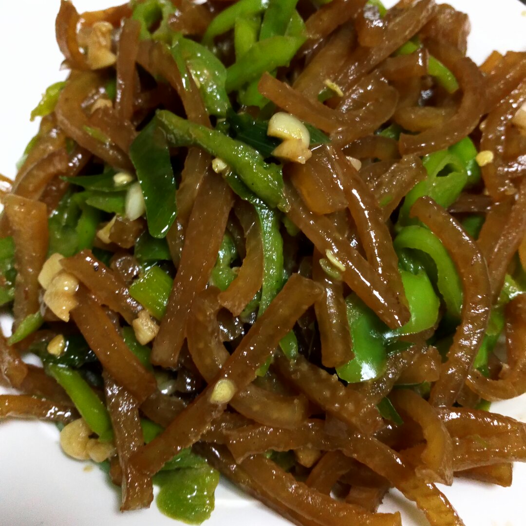爆炒肉皮