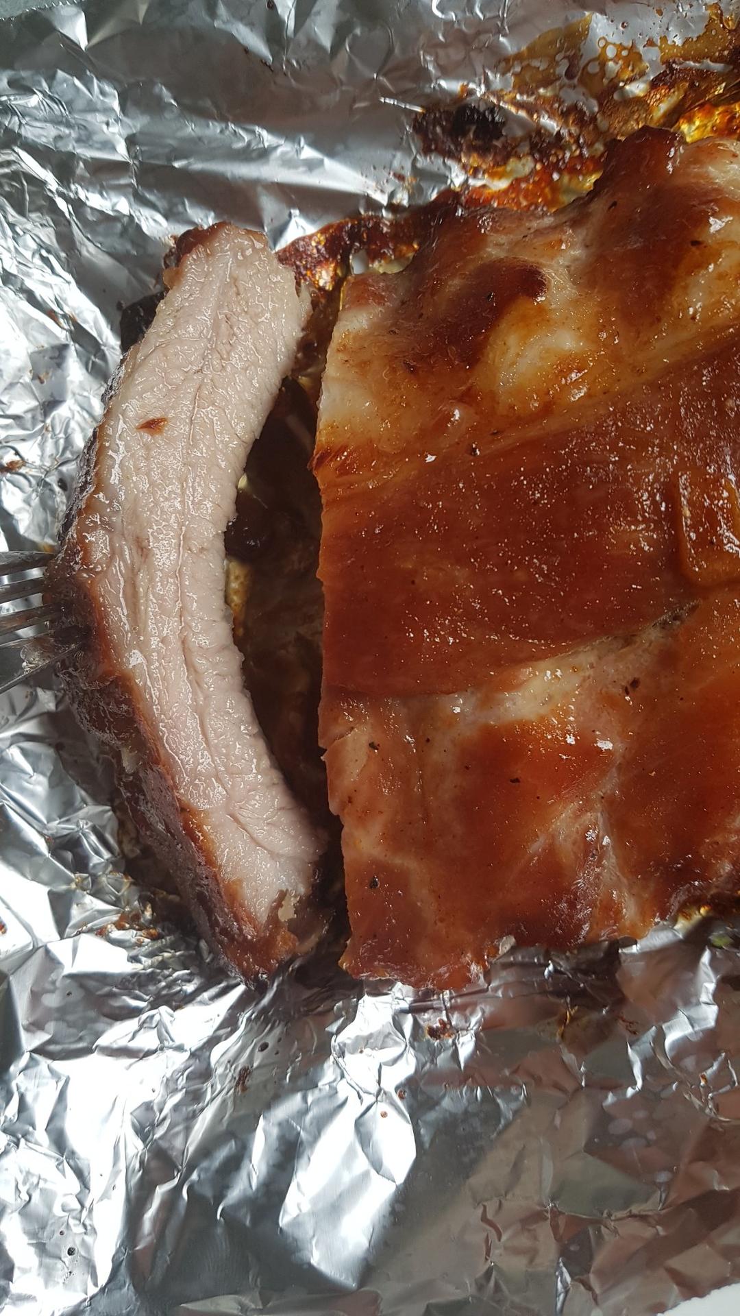 烤箱版简易烤排骨