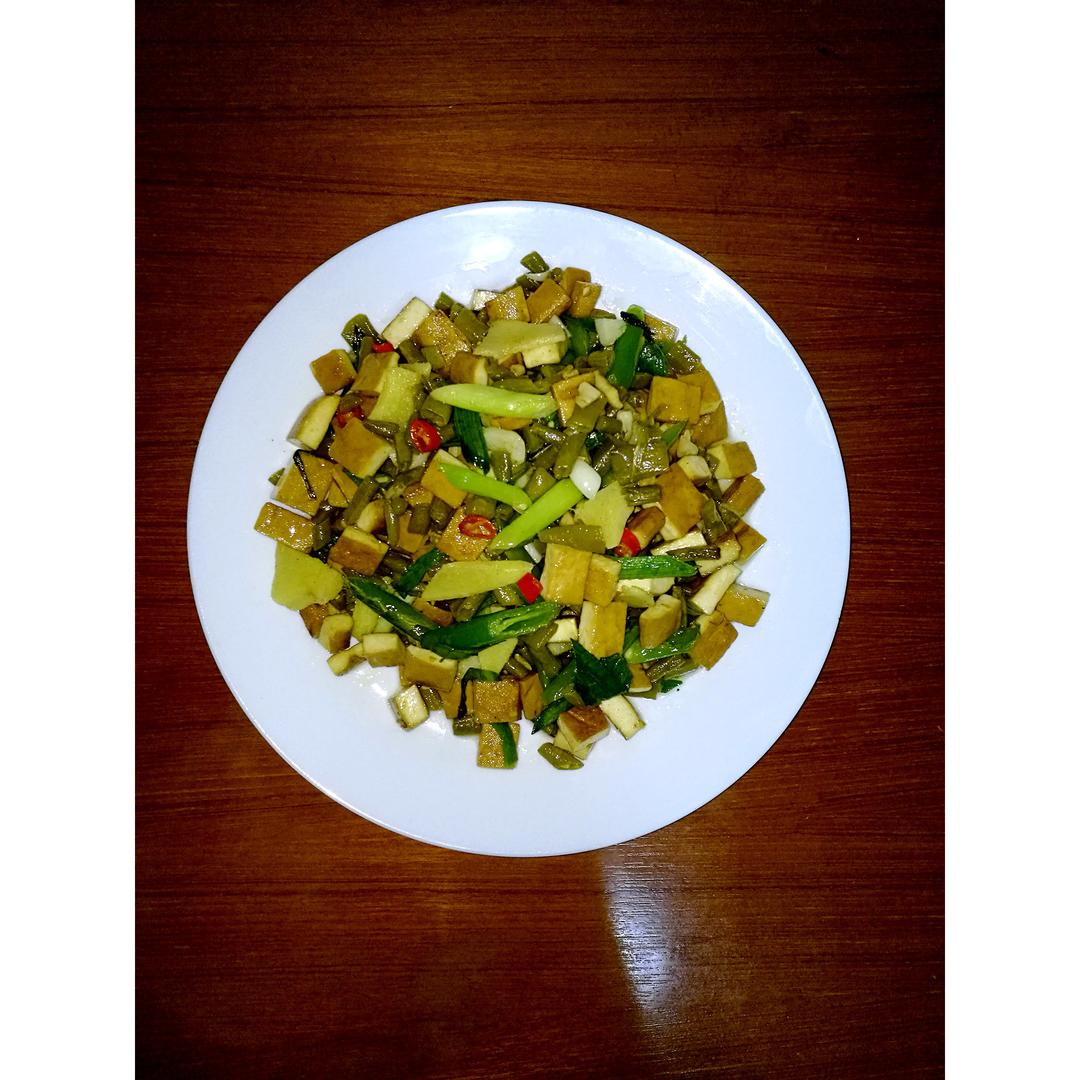 酸豆角炒香干
