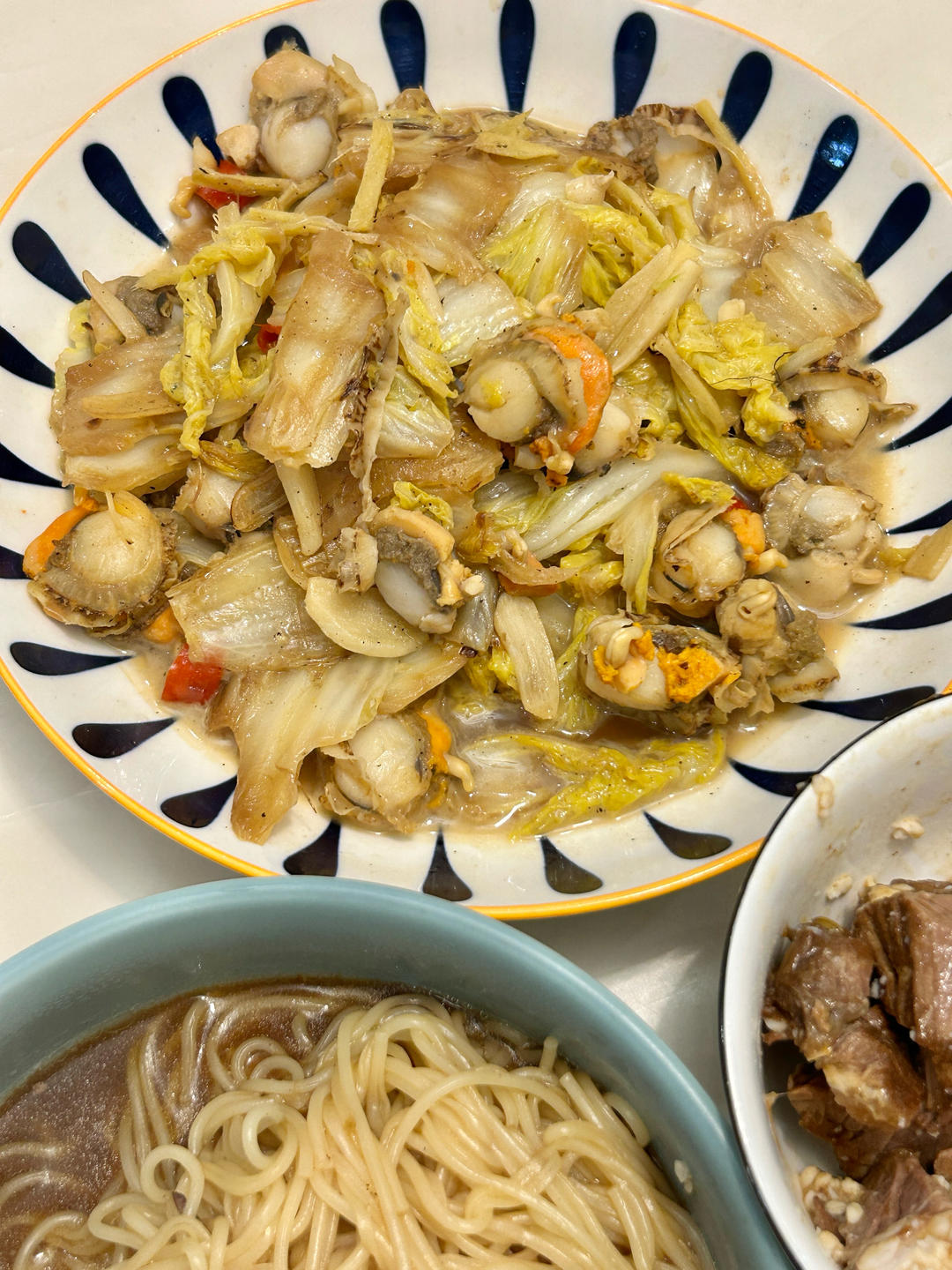 扇贝柱炒白菜